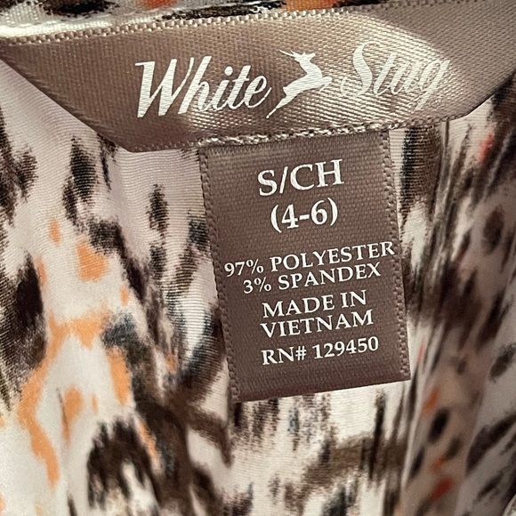 White Stag S Women's Abstract Print Button-Down Shirt 635 - Picture 7 of 8